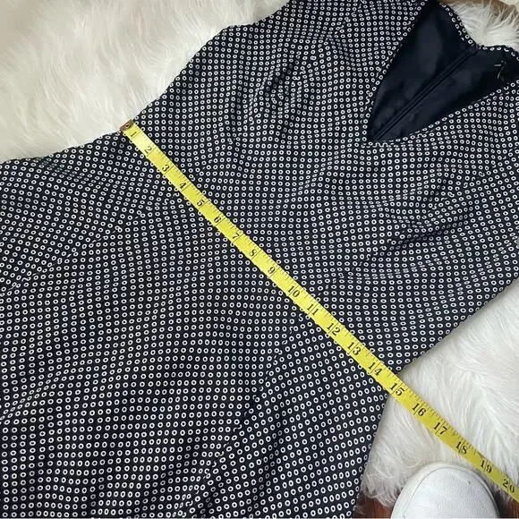 Ann Taylor Black & Cream A Line Dress - Picture 6 of 7